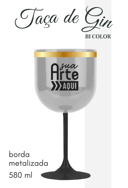 Taça de Gin Bi-Color Taça de Gin Bi-Color
