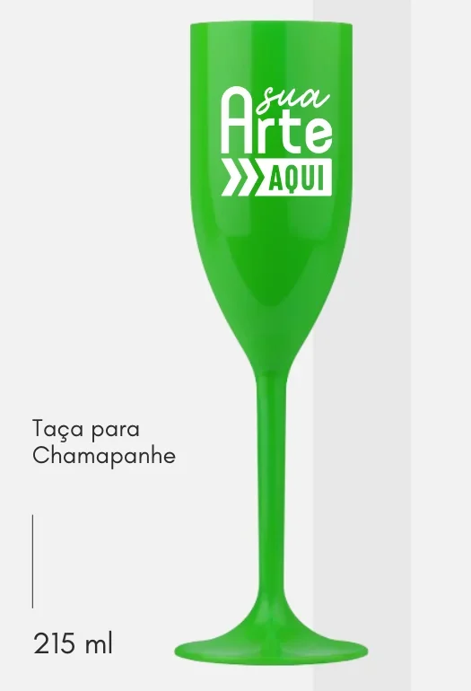 Ta&ccedil;a Champanhe Verde